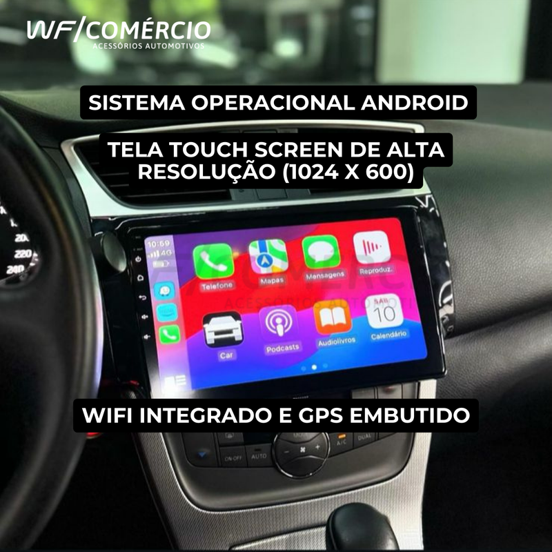 MÍDIA ANDROID 9" 2+32G OCTACORE